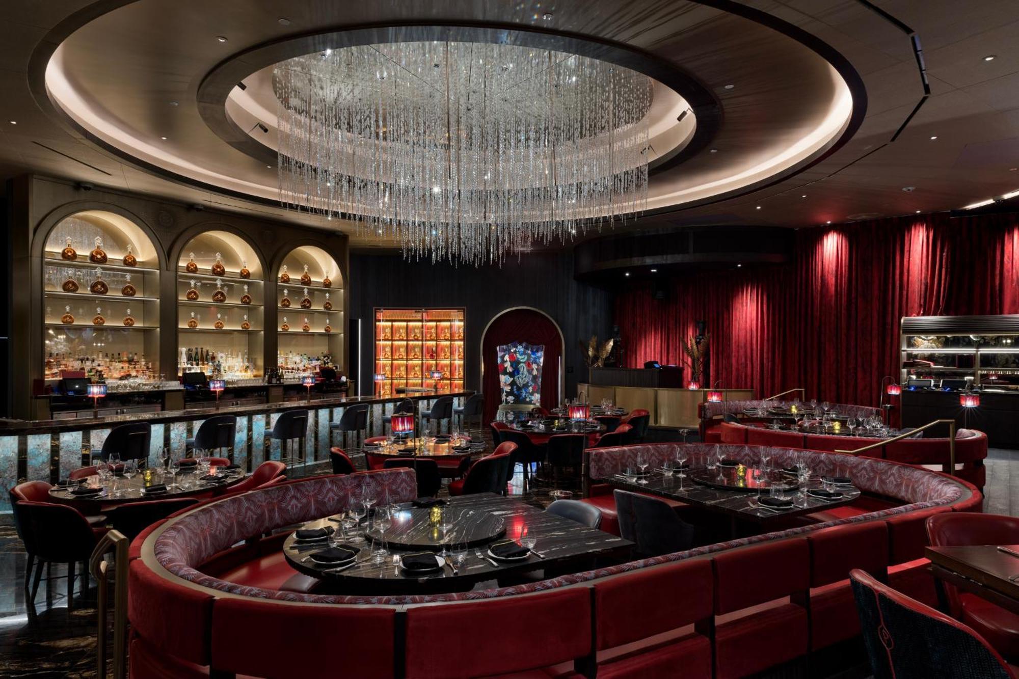 Fontainebleau ลาสเวกัส ภายนอก รูปภาพ Interior of the restaurant