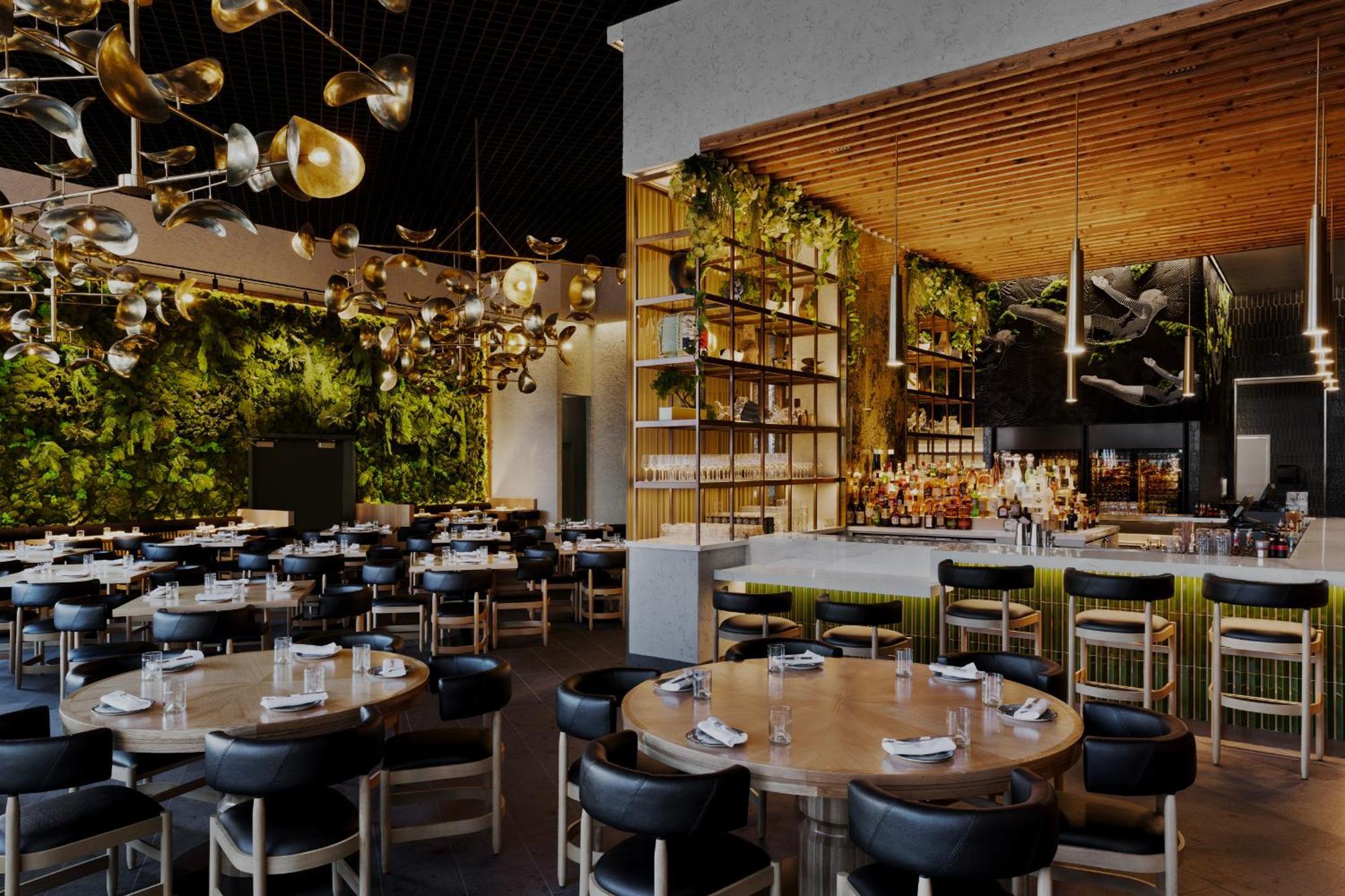 Fontainebleau ลาสเวกัส ภายนอก รูปภาพ Interior of the restaurant