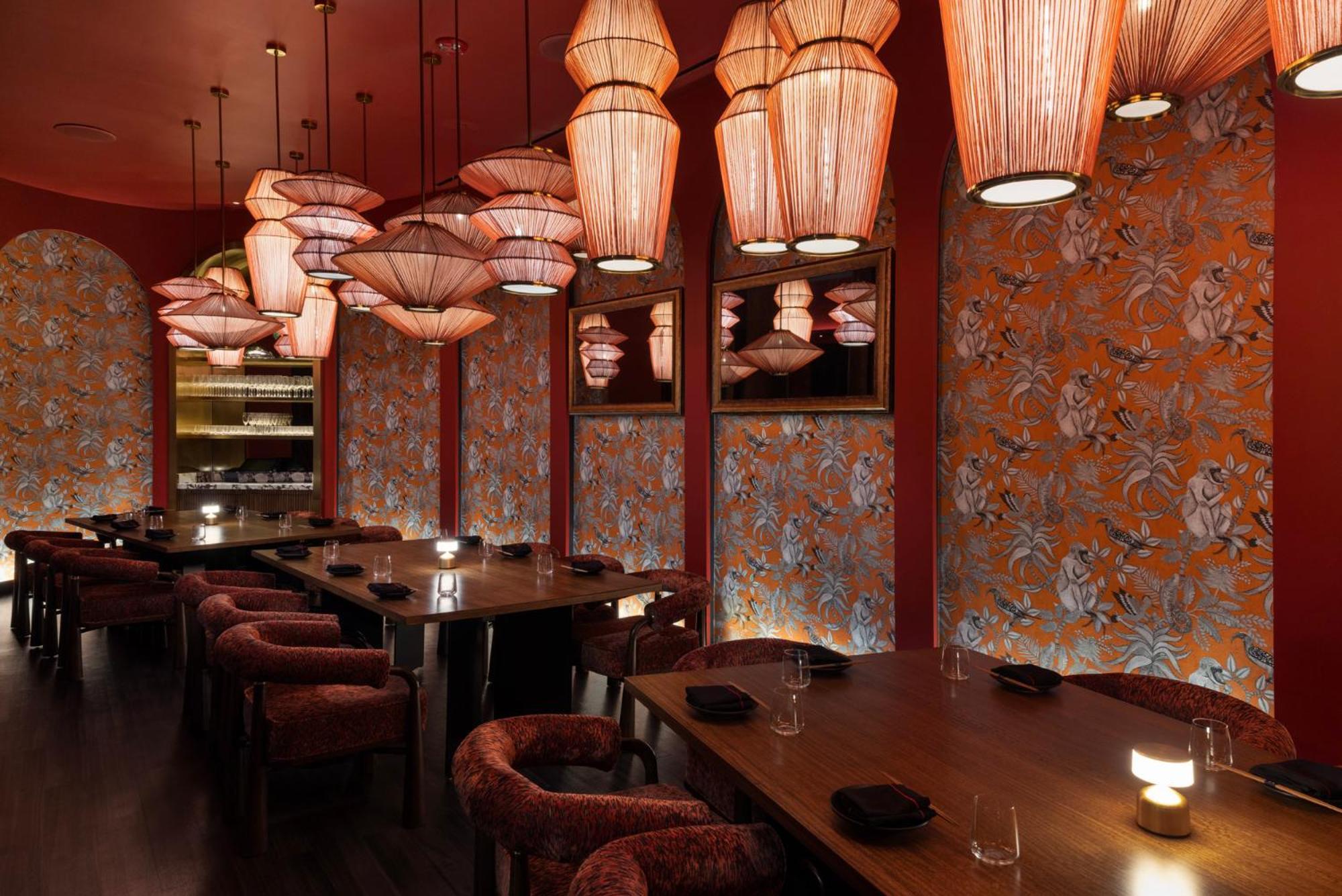 Fontainebleau ลาสเวกัส ภายนอก รูปภาพ Interior of the restaurant